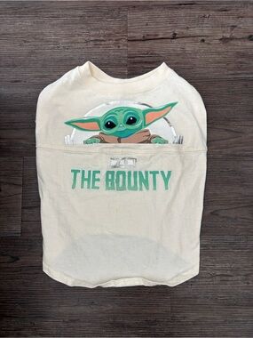 DISNEY TAILS THE BOUNTY THE CHILD STAR WARS MANDALORIAN SPIRIT JERSEY SIZE LARGE